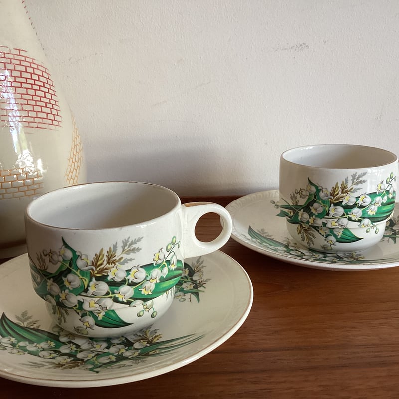 Brexton England Lily of the valley Cup & Sauce