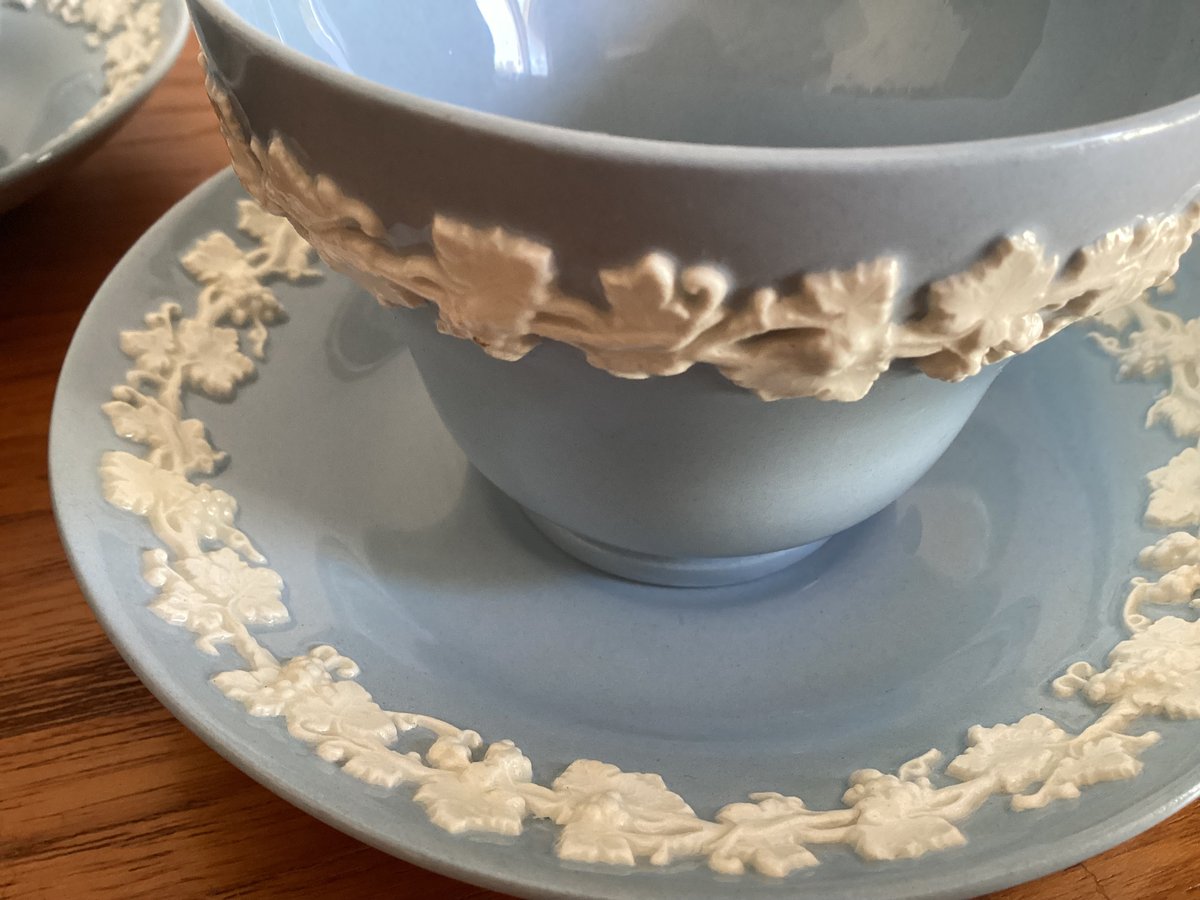vintage Wedgwood Queensware Cup and Saucer / ウ