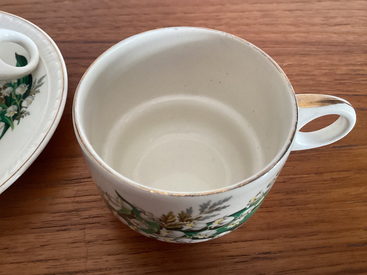Brexton England Lily of the valley Cup & Sauce