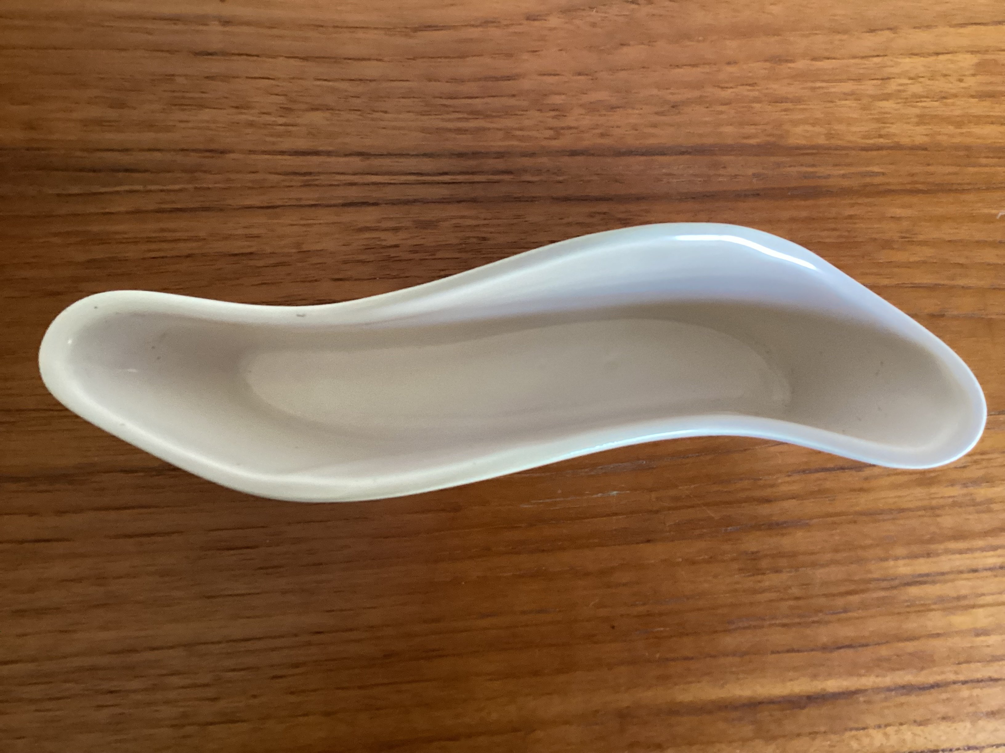 Vintage Poole pottery Wavy Half Moon Posy Vase