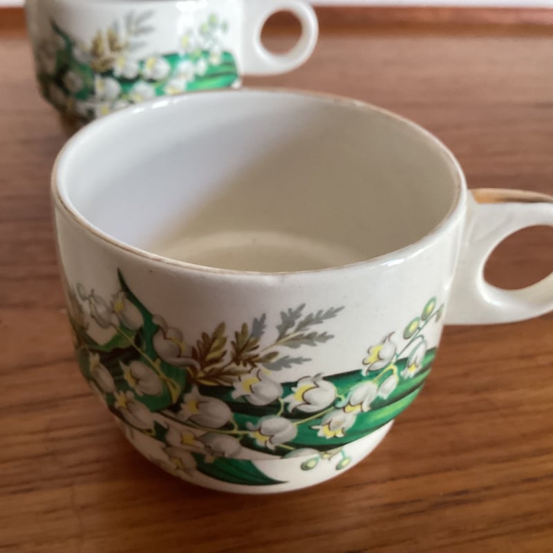 Brexton England Lily of the valley Cup & Sauce