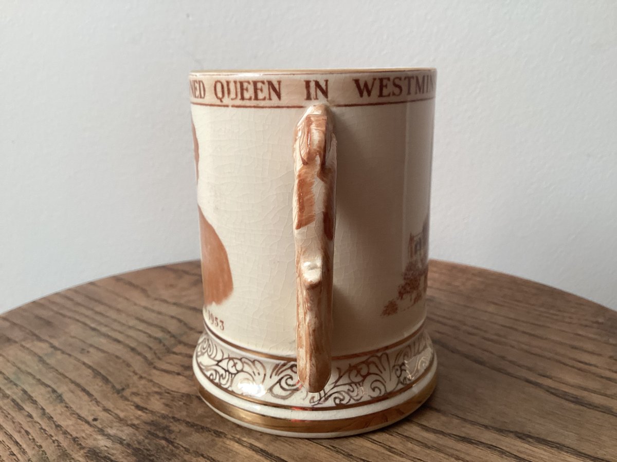 1953 Vintage Queen Elizabeth ll Coronation mug