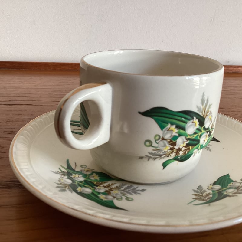 Brexton England Lily of the valley Cup & Sauce