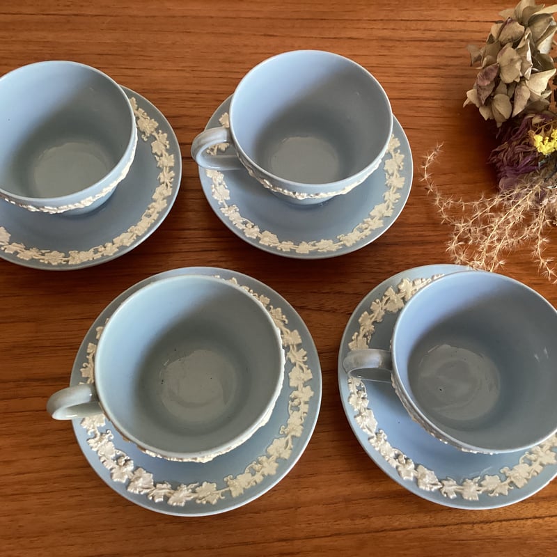 vintage Wedgwood Queensware Cup and Saucer / ウ