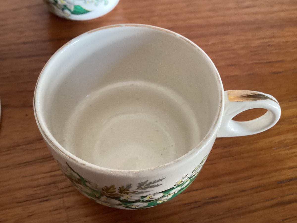 Brexton England Lily of the valley Cup & Sauce