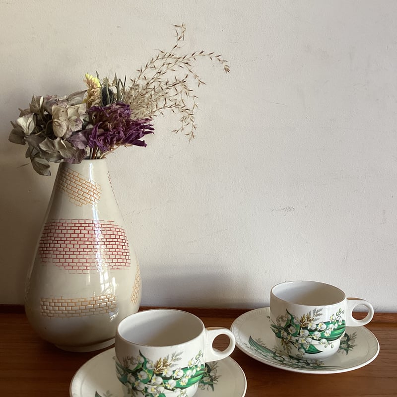 Brexton England Lily of the valley Cup & Sauce