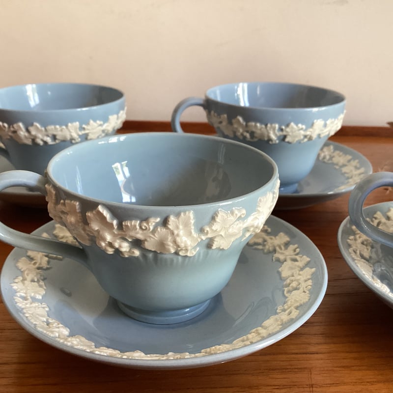 vintage Wedgwood Queensware Cup and Saucer / ウ