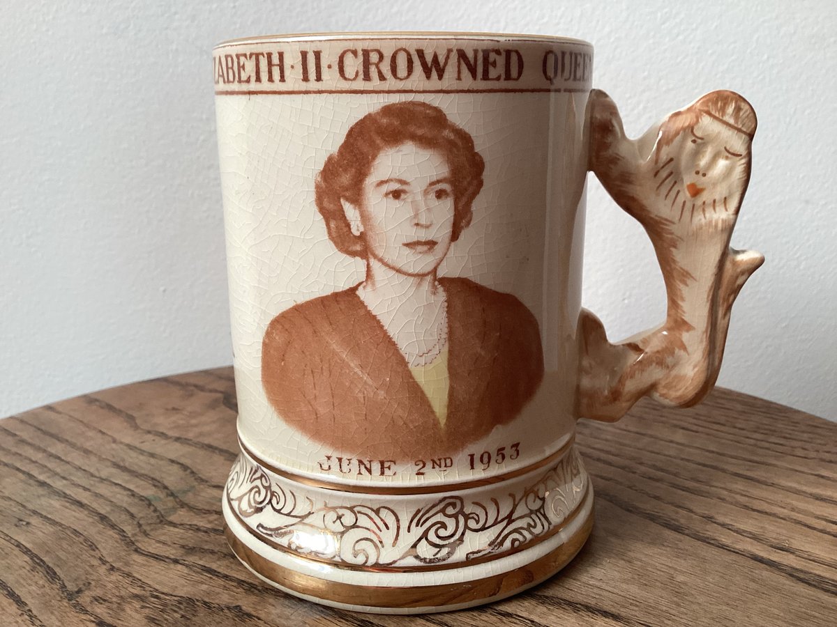1953 Vintage Queen Elizabeth ll Coronation mug