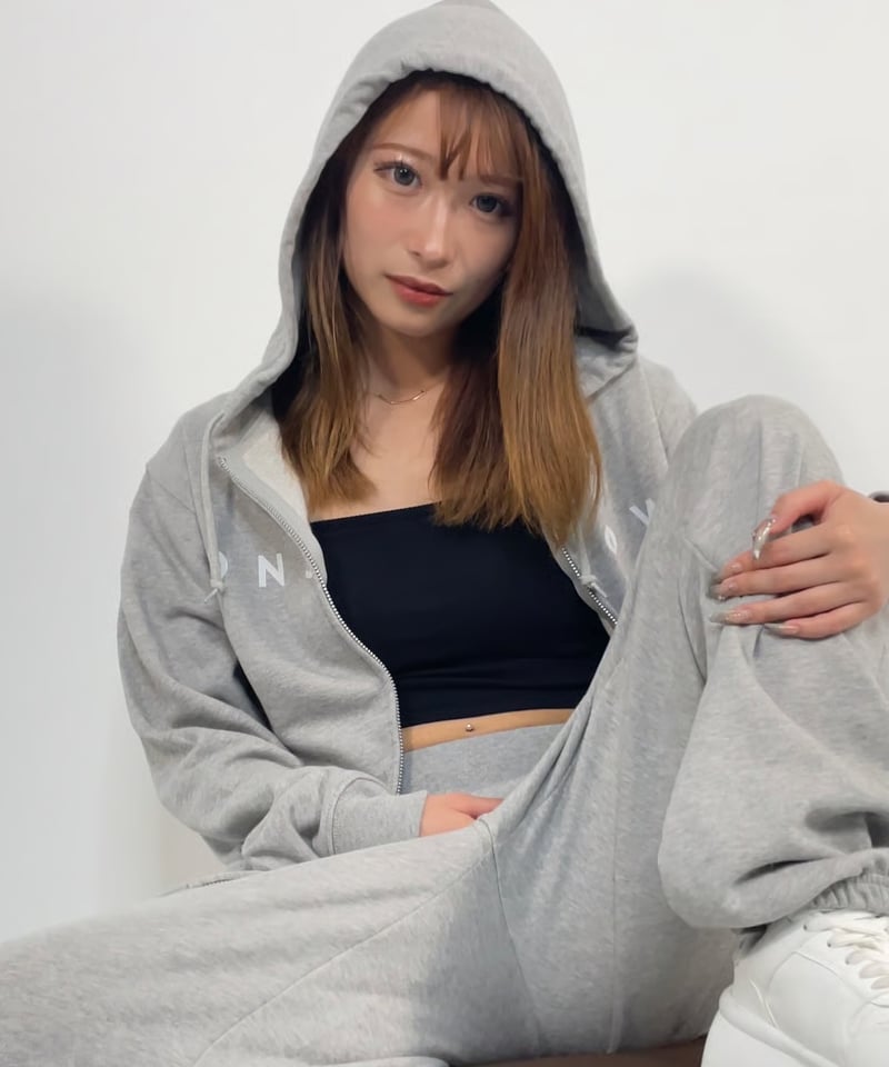 セットアップスウェット グレー LONGTOWNアンダープリント | LONGTOWN