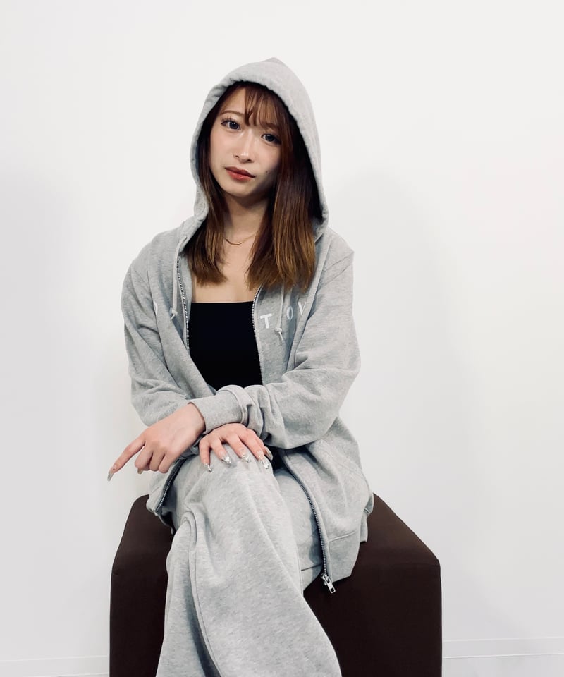 セットアップスウェット グレー LONGTOWNアンダープリント | LONGTOWN