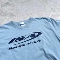ISA インスパイア ロゴT アシッドブルー(ACB）