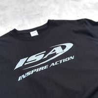 ISA インスパイア ロゴT ブラック(BK）