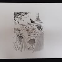 宮西計三 イラスト原画 玄武門のメロディ #5