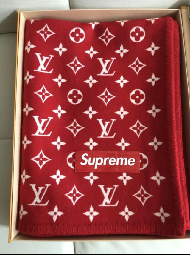 supremeブランケット LOUIS VUITTON ルイヴィトン supreme シュプリーム ブランケット