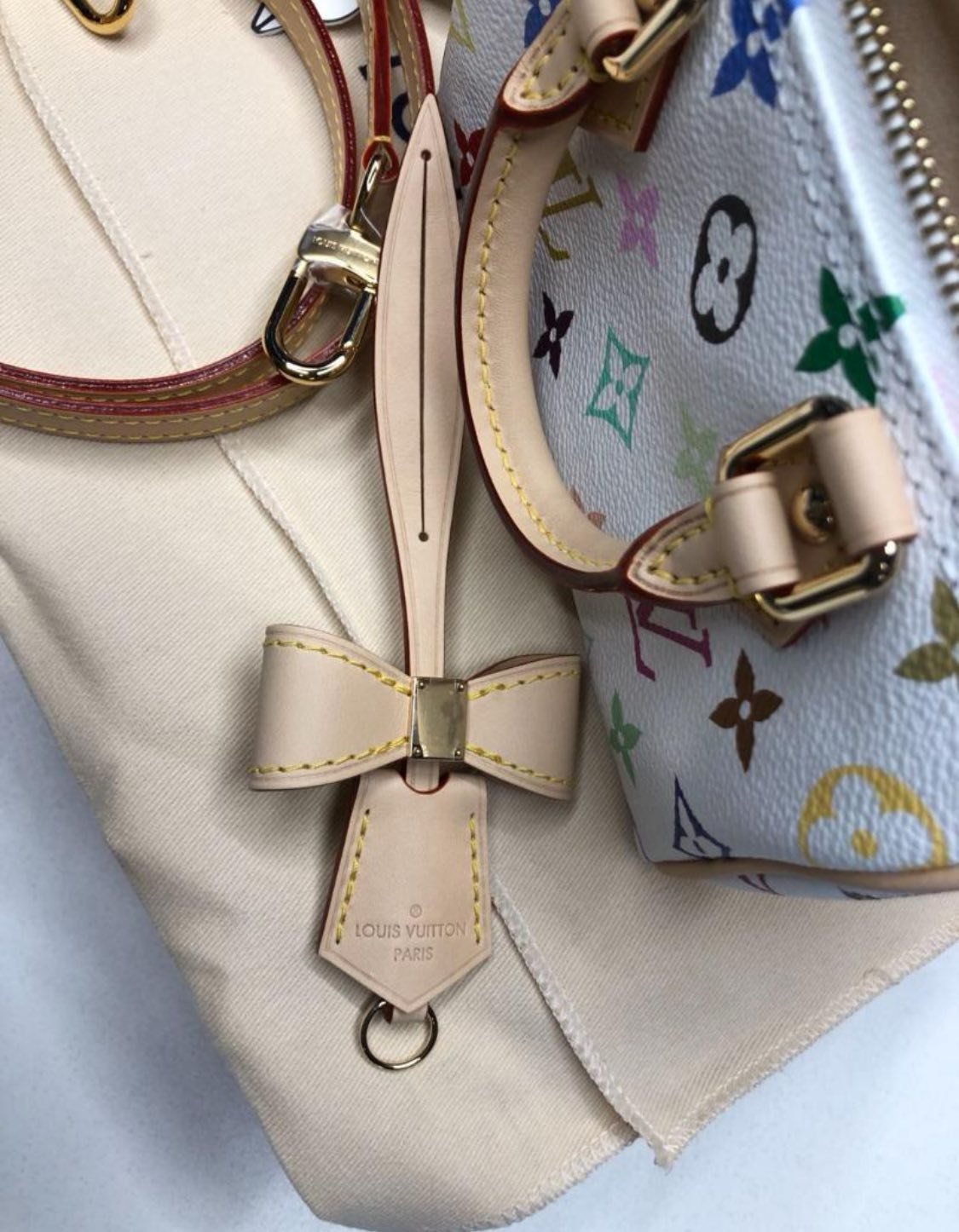 【新品未使用】村上隆　ルイヴィトン　マイクロスピーディ　チャーム 限定品・希少】新品未使用ルイヴィトン村上隆バッグチャーム・マイクロ