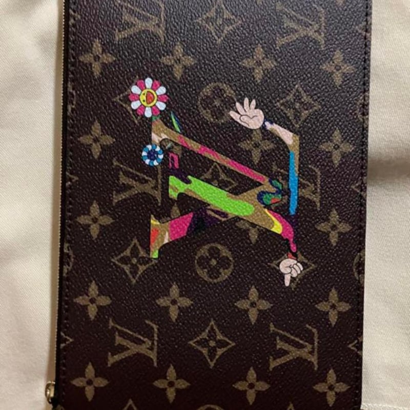 LOUIS VUITTON ルイヴィトン 村上隆 ネヴァーフル MM モノグラム