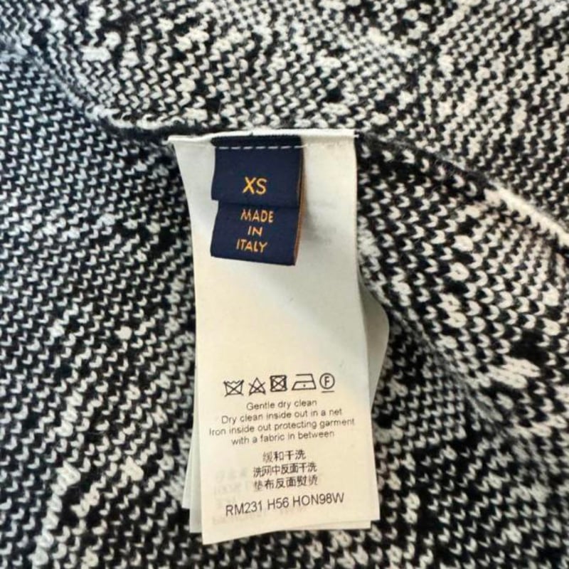 ルイヴィトン　23SS シスルウール　ジャガード　カーディガン 2023SS☆即納【LV ルイヴィトン】 シスルジャカードカーディガン