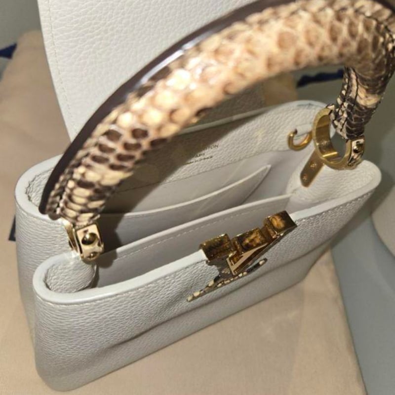 LOUIS VUITTON ルイヴィトン カプシーヌ mini パイソン | ルイヴィトン