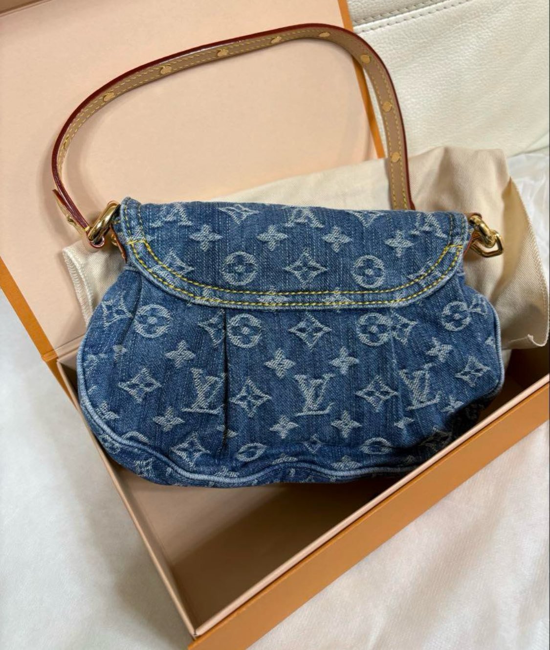 LOUIS VUITTON ルイヴィトン デニム リミックス サンセット ショルダー