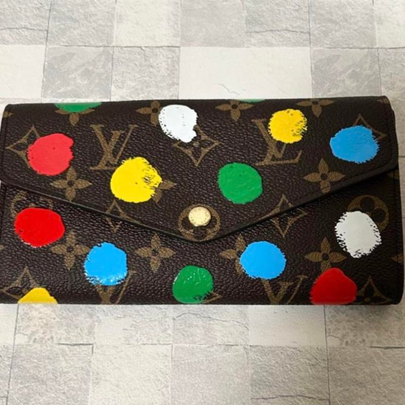 LOUIS VUITTON ルイヴィトン ×YK ポルトフォイユ・サラ NM 長財布