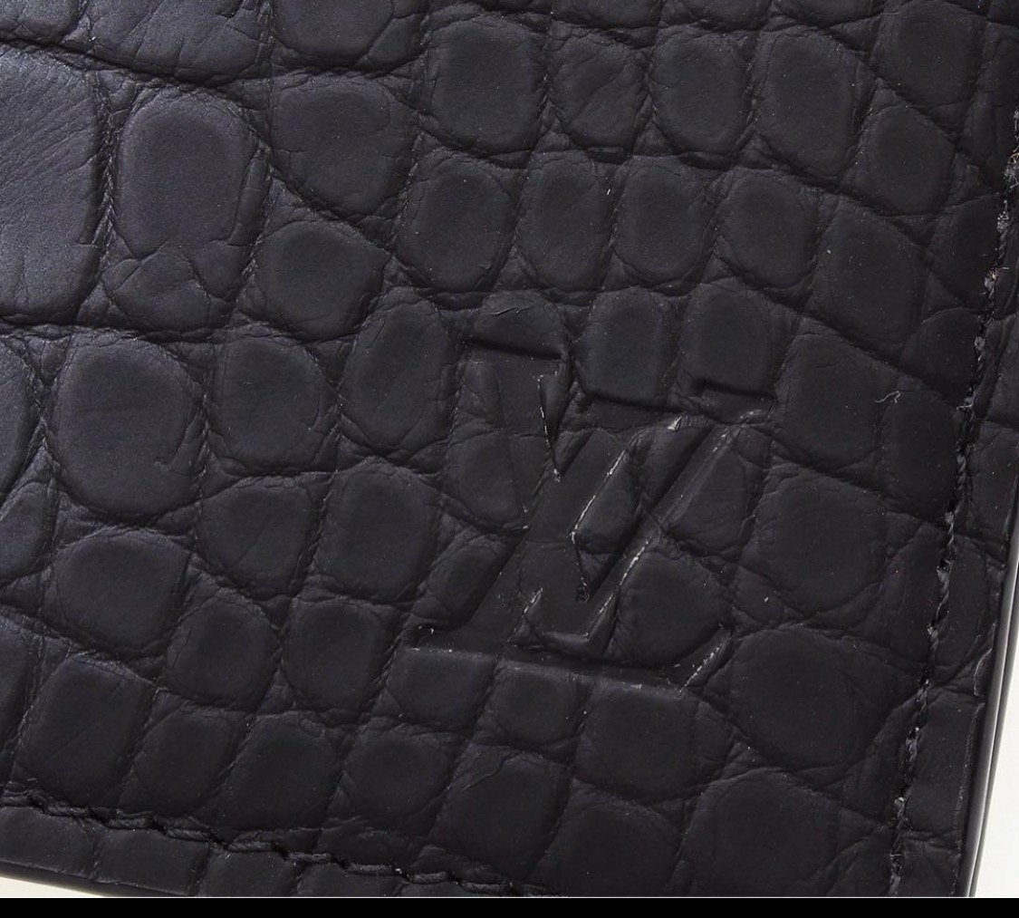 LOUIS VUITTON ルイヴィトン クロコダイルマット ポルトフォイユ