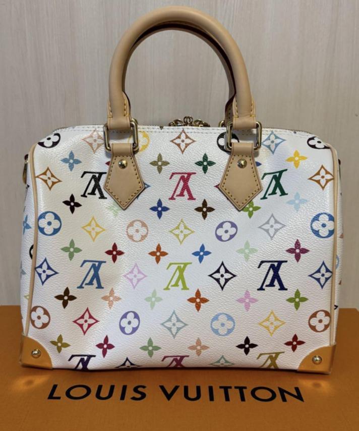 LOUIS VUITTON ルイヴィトン × 村上隆 スピーディ・バンドリエール 25