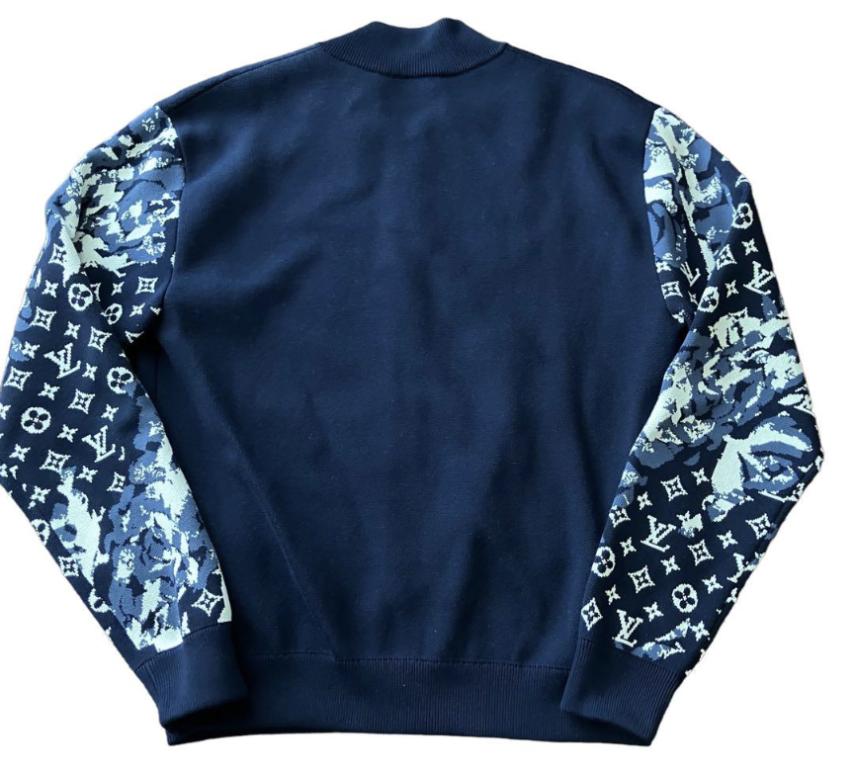 LOUIS VUITTON ルイヴィトン ジップモノグラム ニットブルゾン
