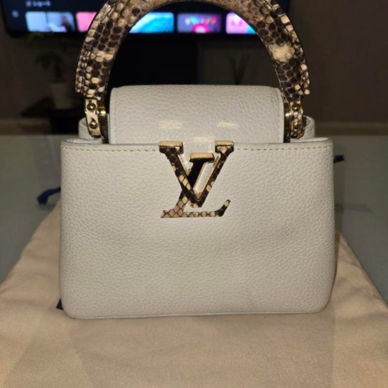 LOUIS VUITTON ルイヴィトン カプシーヌ mini パイソン | ルイヴィトン