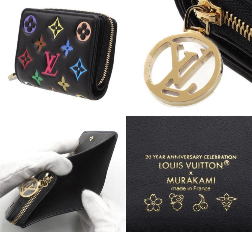 ひ　ルイヴィトン　村上隆コラボ　LV × TM ポルトフォイユ・ルー LOUIS VUITTON ルイヴィトン × TM 村上隆 ポルトフォイユルー 財布