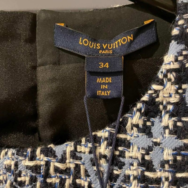 LOUIS VUITTON ルイヴィトン モノグラム ツイード ワンピース | ルイ
