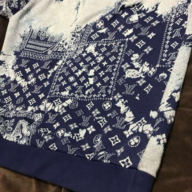 ルイヴィトン モノグラム バンダナ ショートスリーブフーディ LOUIS VUITTON ルイヴィトン モノグラムバンダナ ショートスリーブ