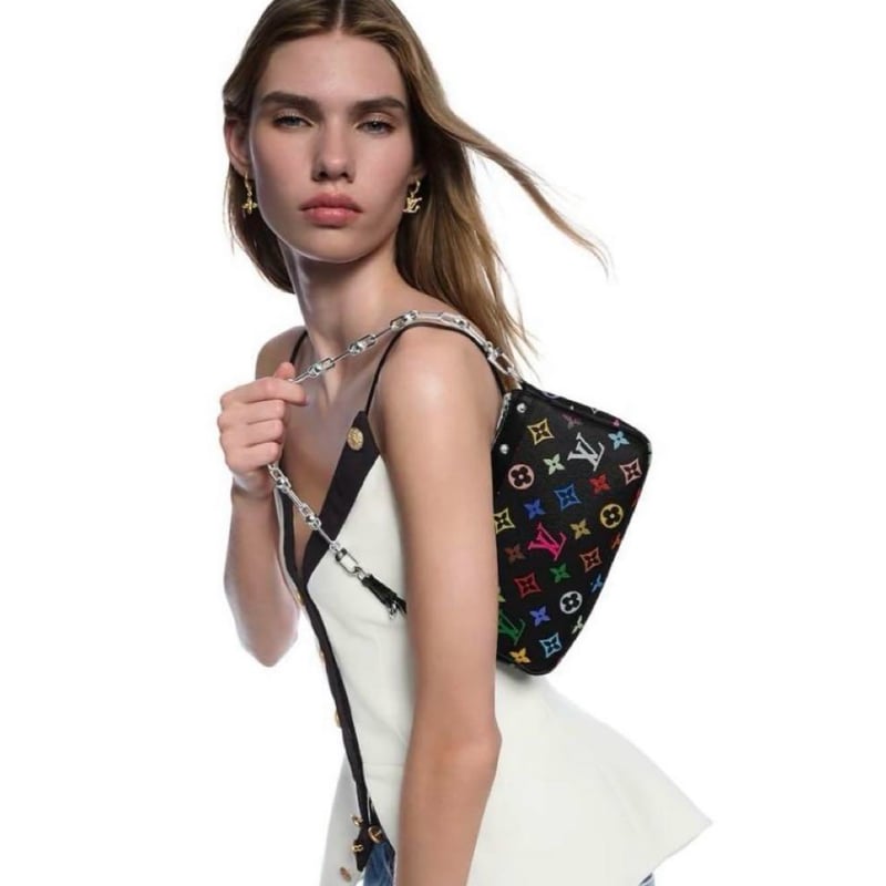 LOUIS VUITTON ルイヴィトン 村上隆 LV × TM ポシェット・アクセソワ |