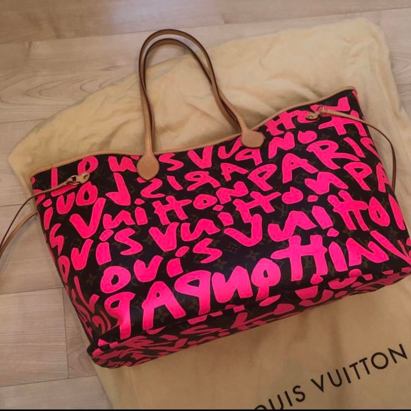 LOUIS VUITTON ルイヴィトン グラフィティ ネヴァーフル トートバッグ