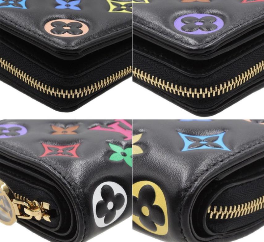 ひ　ルイヴィトン　村上隆コラボ　LV × TM ポルトフォイユ・ルー LOUIS VUITTON ルイヴィトン × TM 村上隆 ポルトフォイユルー 財布