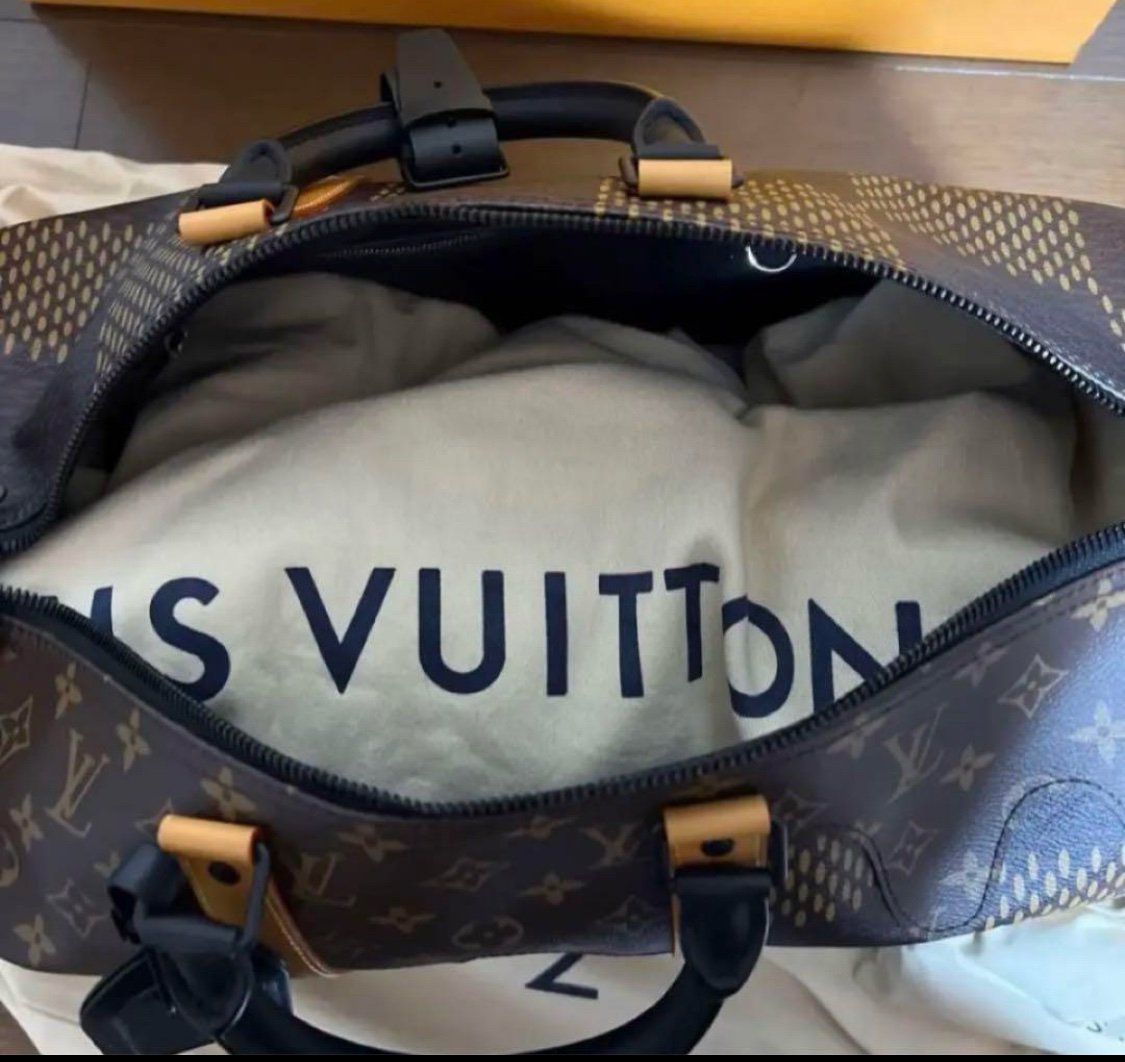 LOUIS VUITTON ルイヴィトン Nigo キーポル・バンドリエール 50