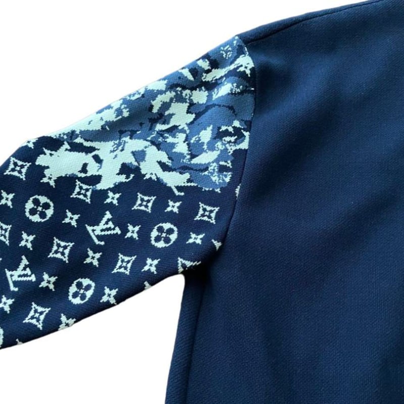 LOUIS VUITTON ルイヴィトン ジップモノグラム ニットブルゾン