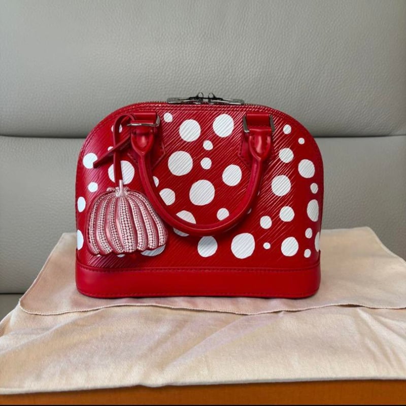 LOUIS VUITTON ルイヴィトン 草間 彌生 LV × YK ドット アルマBB |