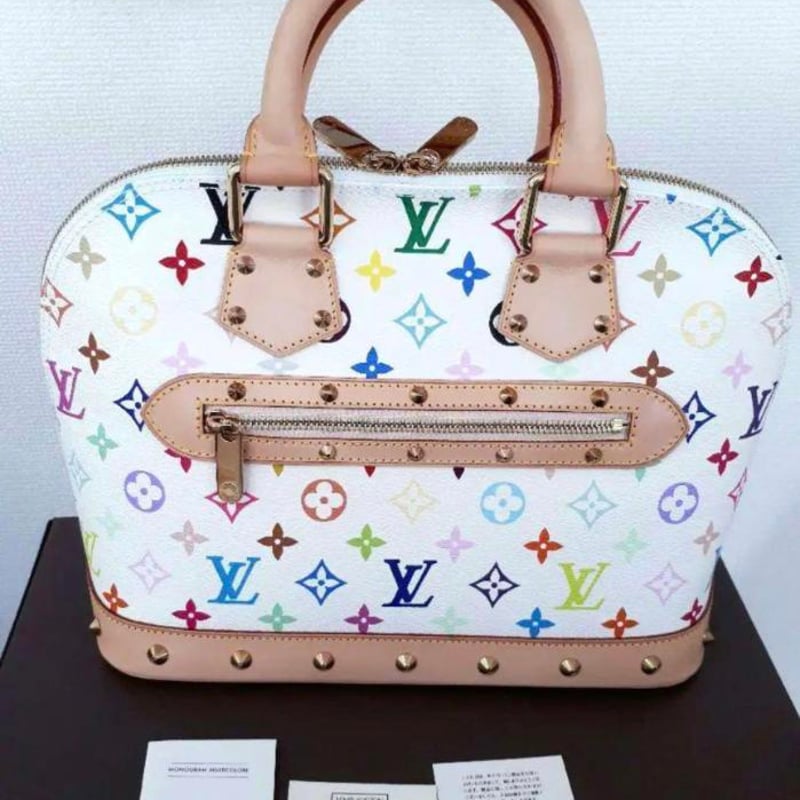 LOUIS VUITTON ルイヴィトン マルチカラー ホワイト アルマ | ルイ