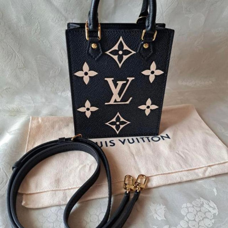 LOUIS VUITTON ルイヴィトン プティット サックプラ バイカラー アン