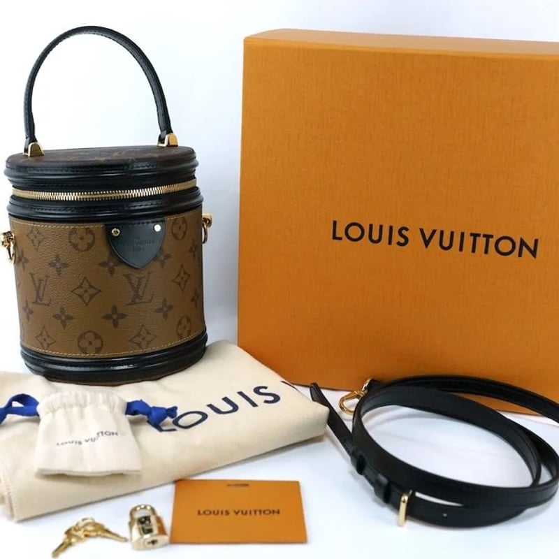 LOUIS VUITTON ルイヴィトン カンヌ モノグラム リバース ブラウン