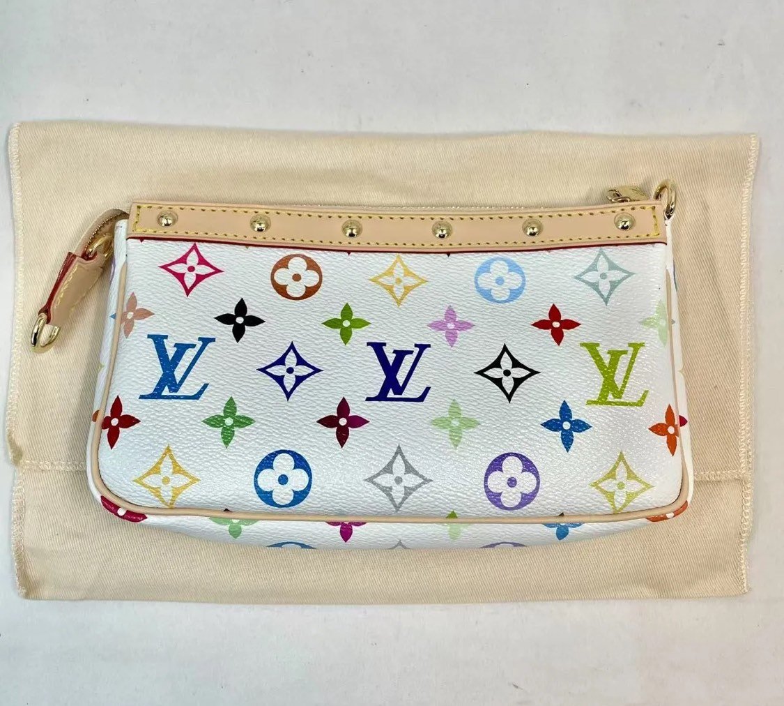 LOUIS VUITTON ルイヴィトン 村上隆 ポーチ ポシェット アクセソワール