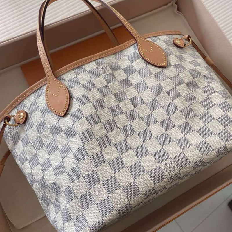 ルイヴィトン  アズールトート　ポーチ付き LLOUIS VUITTON ルイヴィトン ダミエ・アズール バッグ ポーチ付きPM