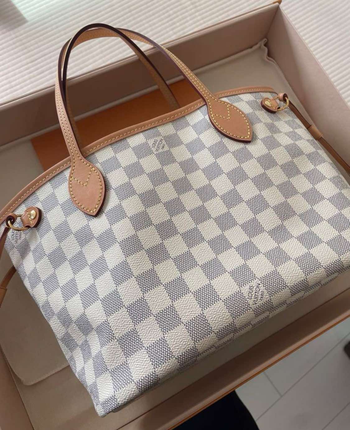 LLOUIS VUITTON ルイヴィトン ダミエ・アズール バッグ ポーチ付きPM