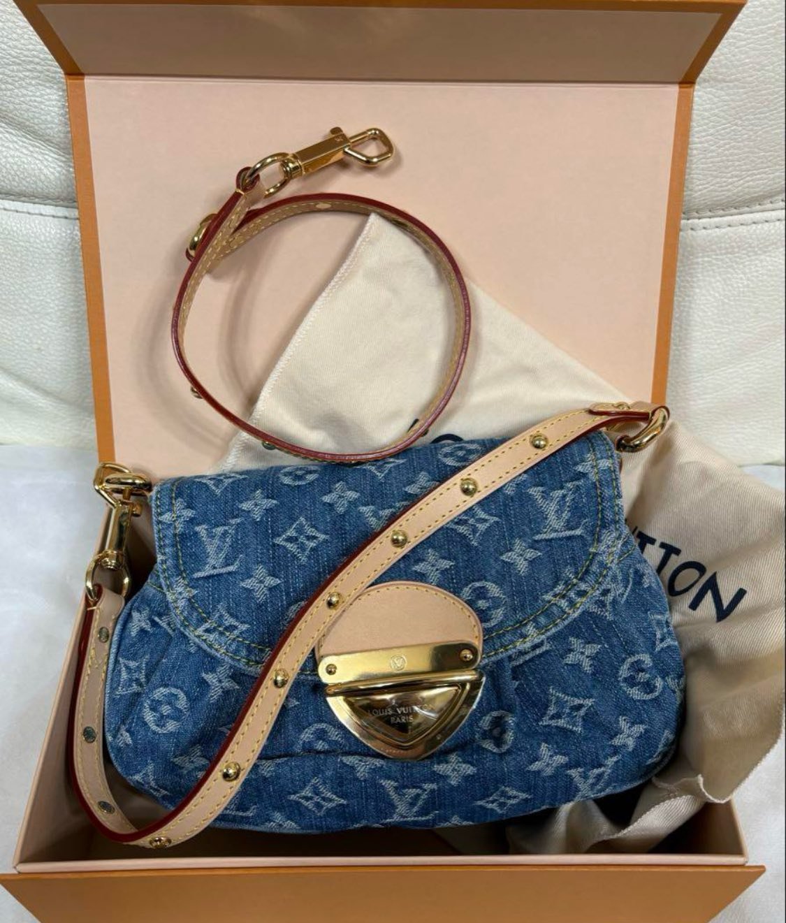 LOUIS VUITTON ルイヴィトン デニム リミックス サンセット ショルダー