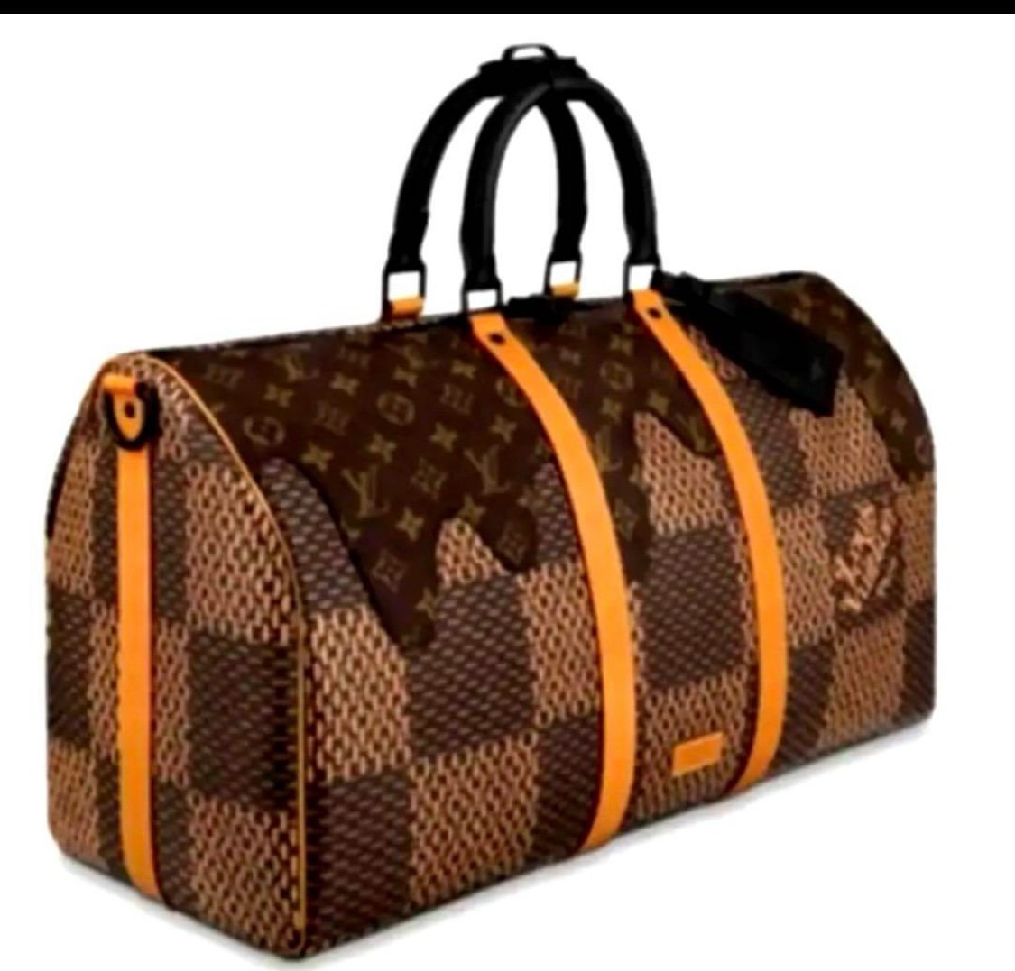 LOUIS VUITTON ルイヴィトン Nigo キーポル・バンドリエール 50
