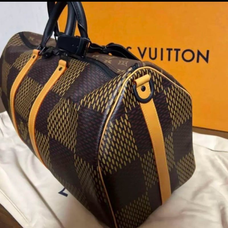 LOUIS VUITTON ルイヴィトン Nigo キーポル・バンドリエール 50