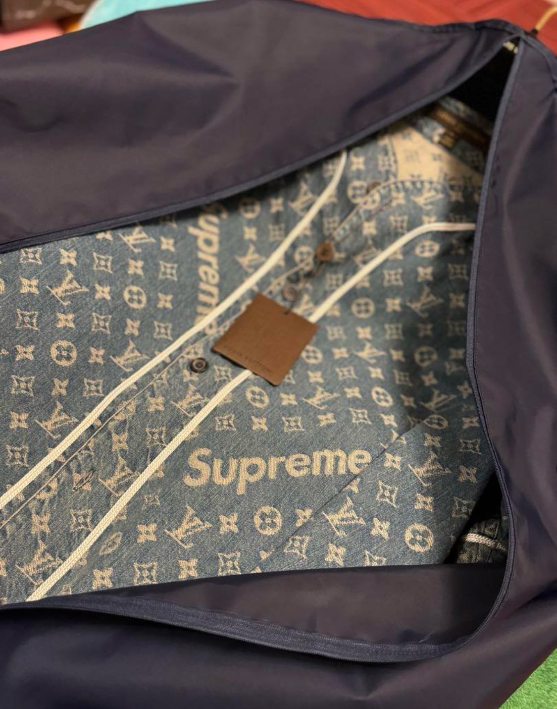 LOUIS VUITTON ルイヴィトン ベースボールシャツ デニムシャツ | ルイ