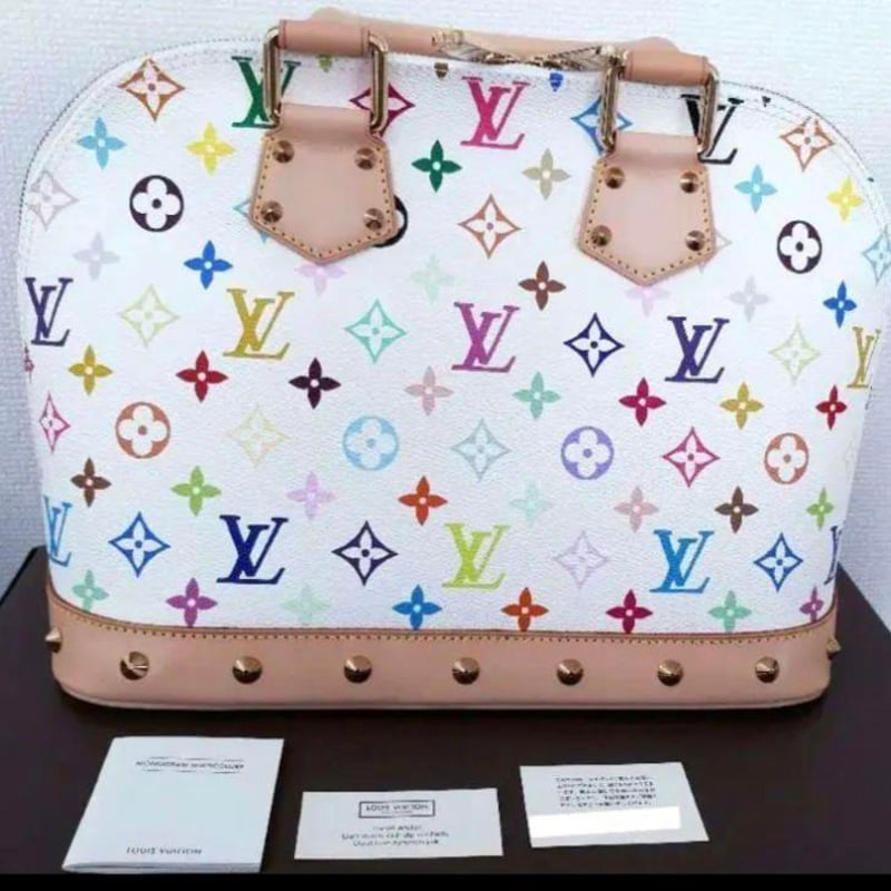LOUIS VUITTON ルイヴィトン マルチカラー ホワイト アルマ | ルイ