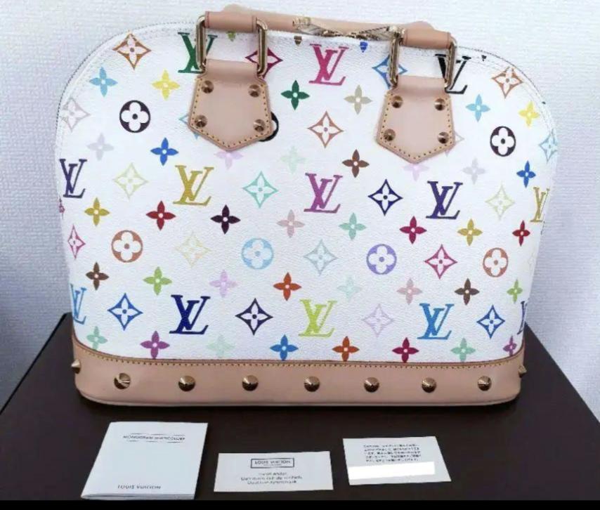 LOUIS VUITTON ルイヴィトン マルチカラー ホワイト アルマ | ルイ
