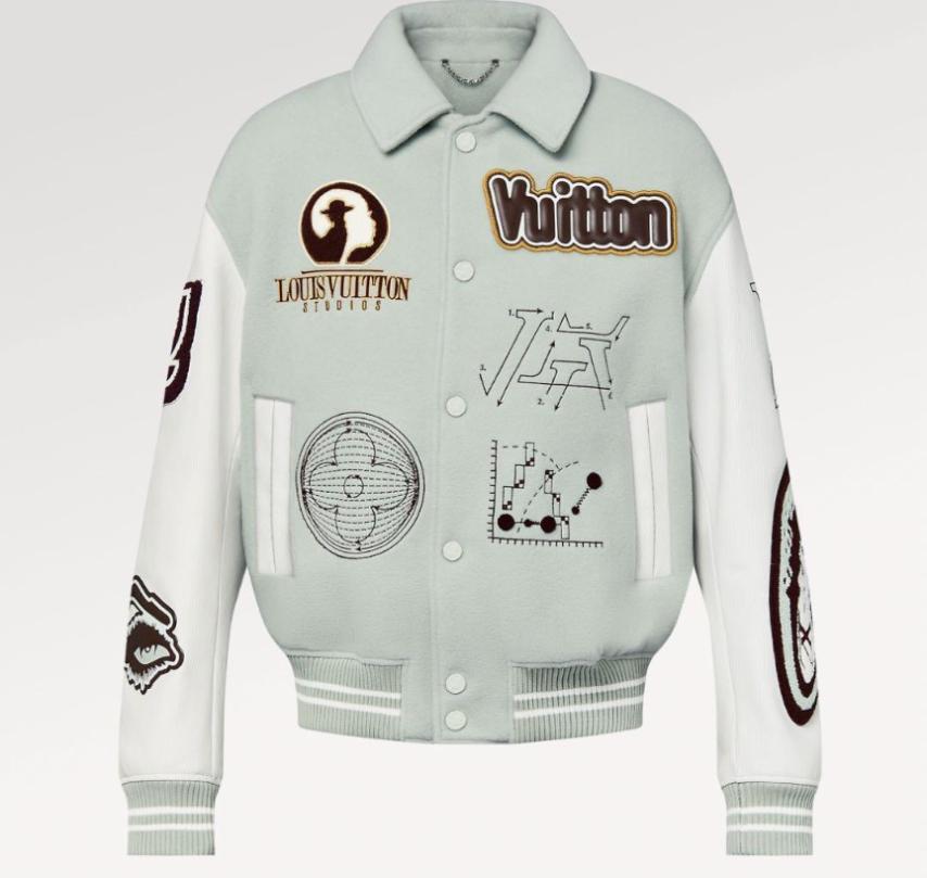 LOUIS VUITTON ルイヴィトン バーシティレザー ブルゾン ジャケット